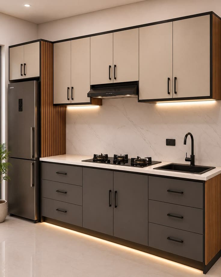 Straight Kitchen 4